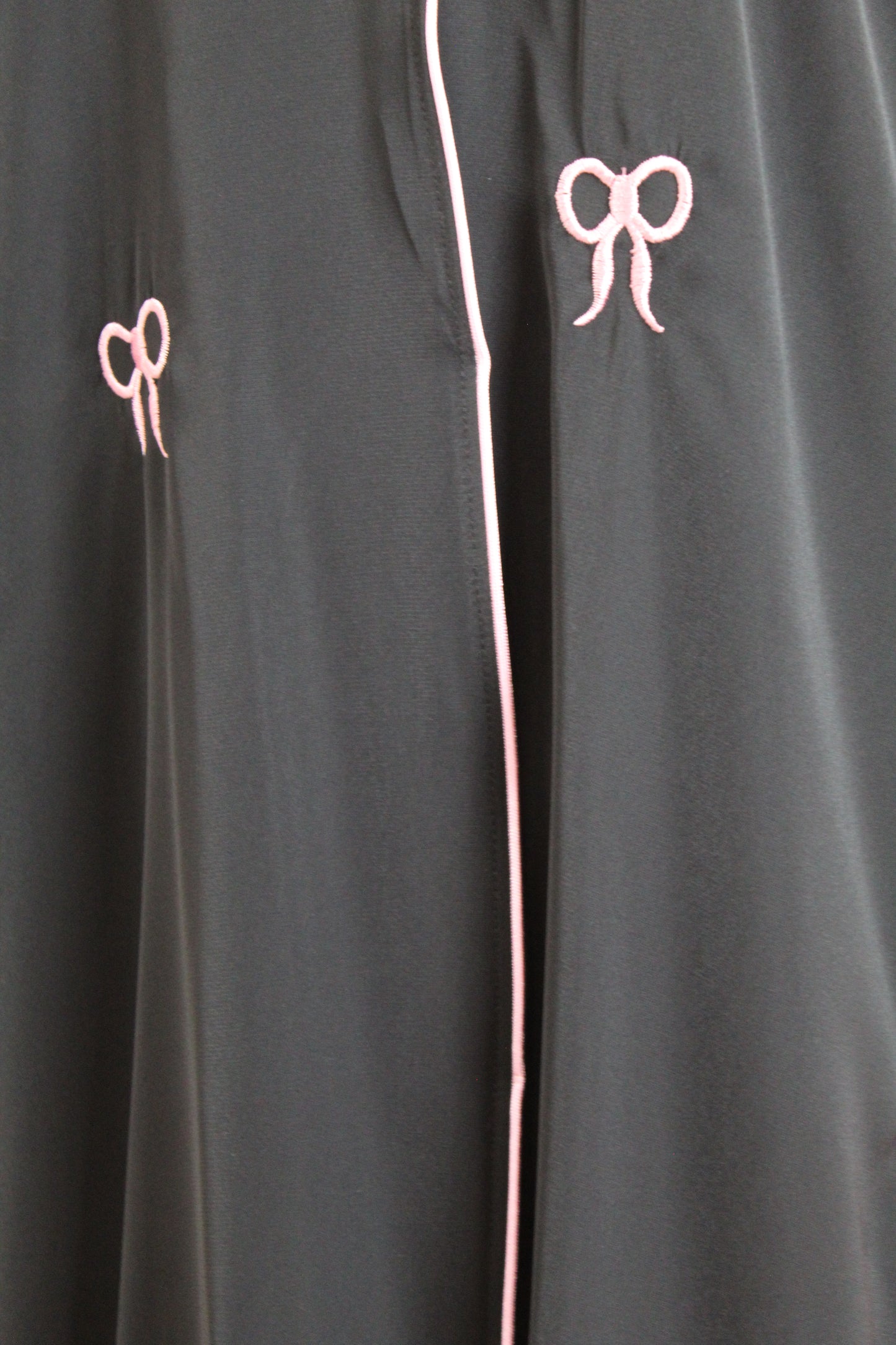Bow Embroidered Abaya