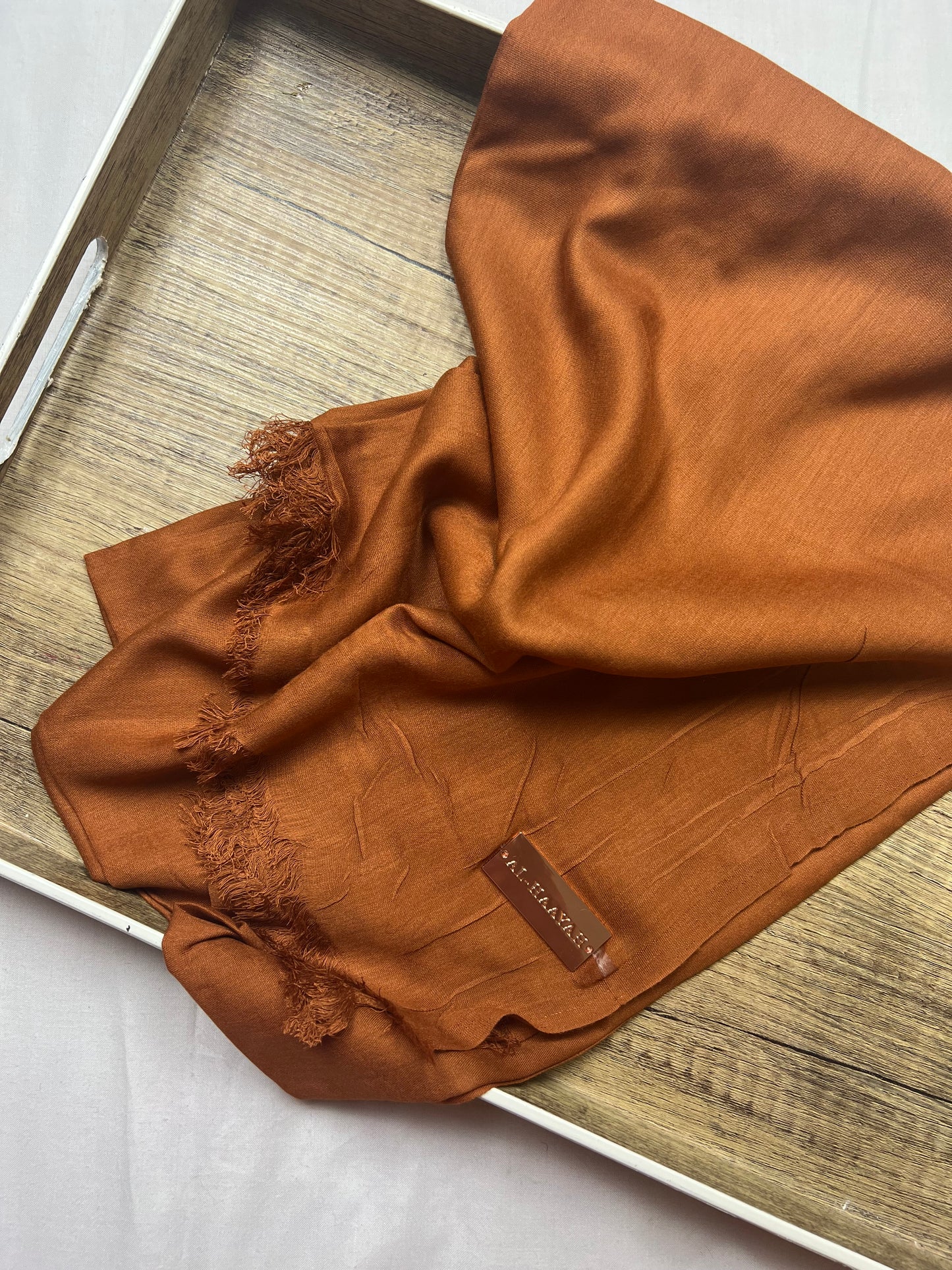 Pumpkin Hijab | Turkish Linen | Modal