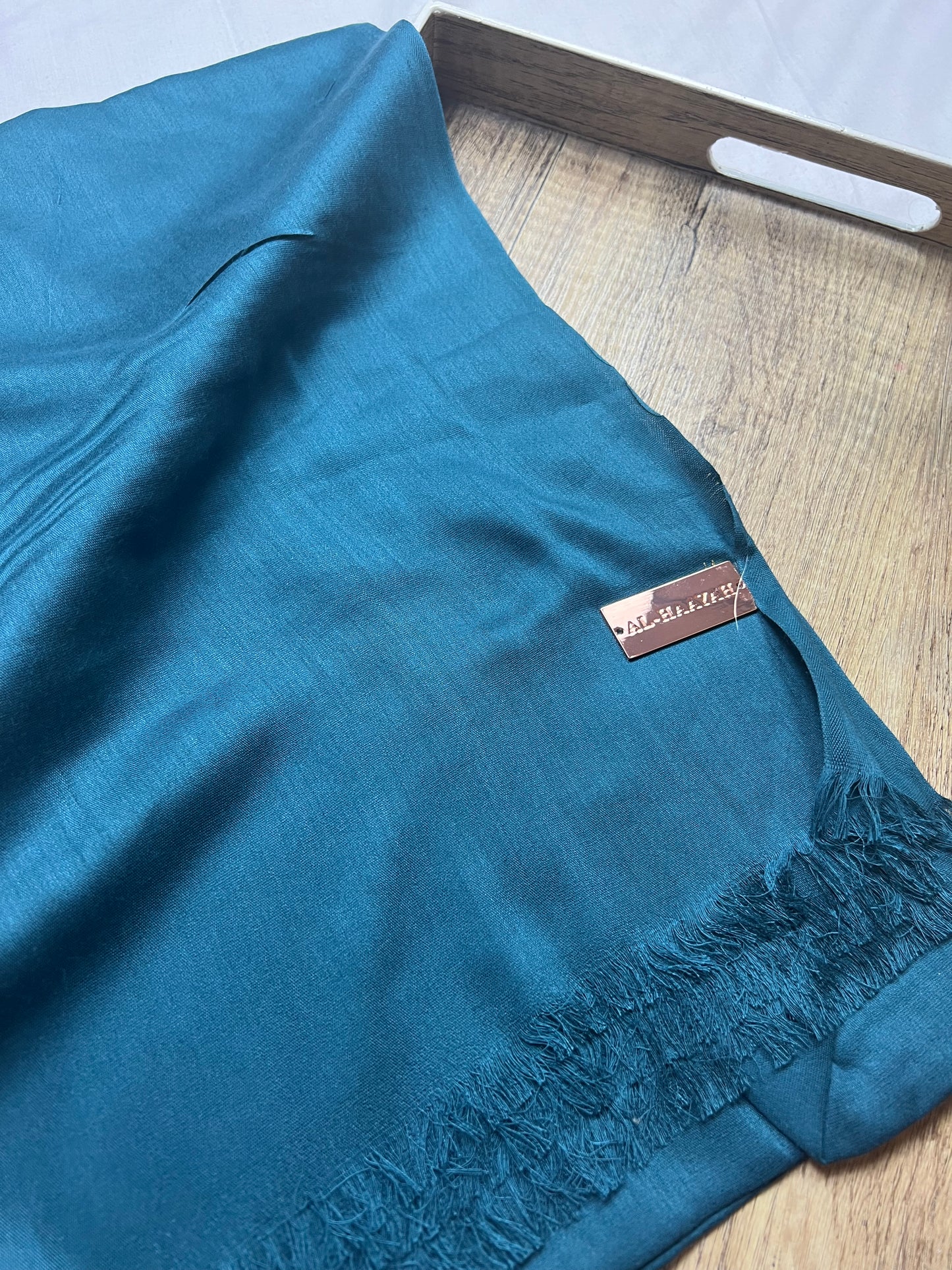 Teal Hijab | Turkish Linen