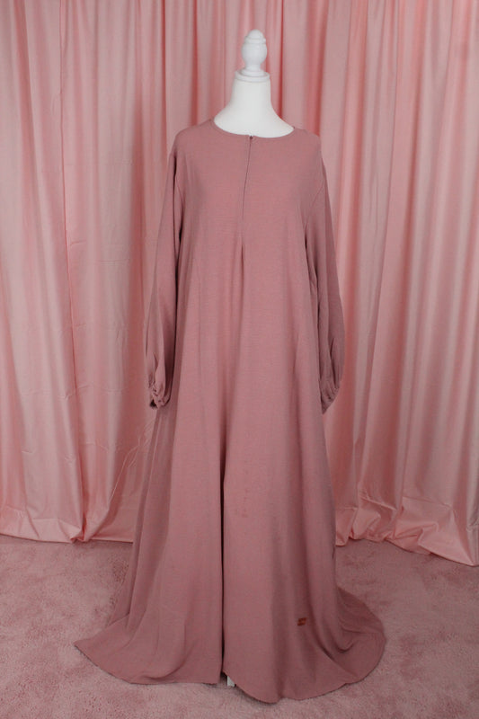 Pink Khimar and Abaya Set | Prayer Set