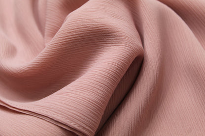 Dusty Pink | Crinkle Chiffon Hijab