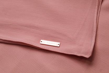Blush Pink | Crinkle Chiffon Hijab
