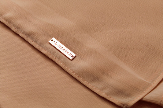 Dusty Peach | Crinkle Chiffon Hijab