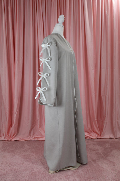 Taro | Bow Sleeve Accent Abaya