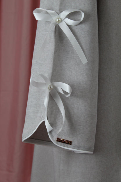 Taro | Bow Sleeve Accent Abaya