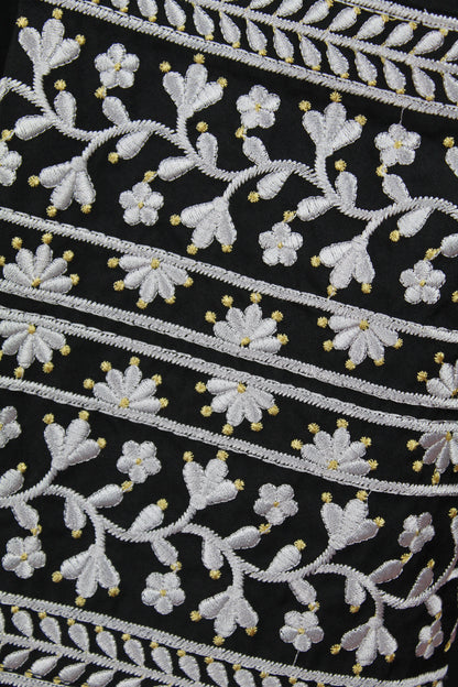 Sleeve Embroidered Abaya