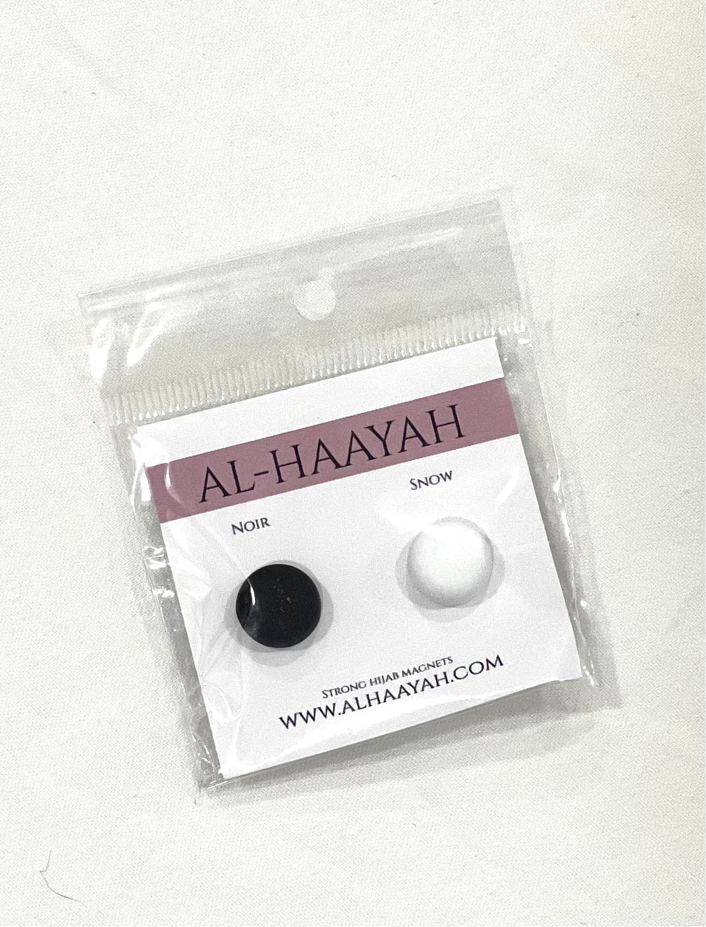 Extra Strong Hijab Magnet | Noir & Snow