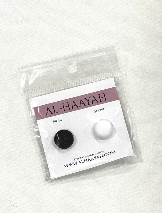 Extra Strong Hijab Magnet | Noir & Snow