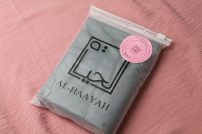 Deep Grey Jersey Hijab | BASIC JERSEY