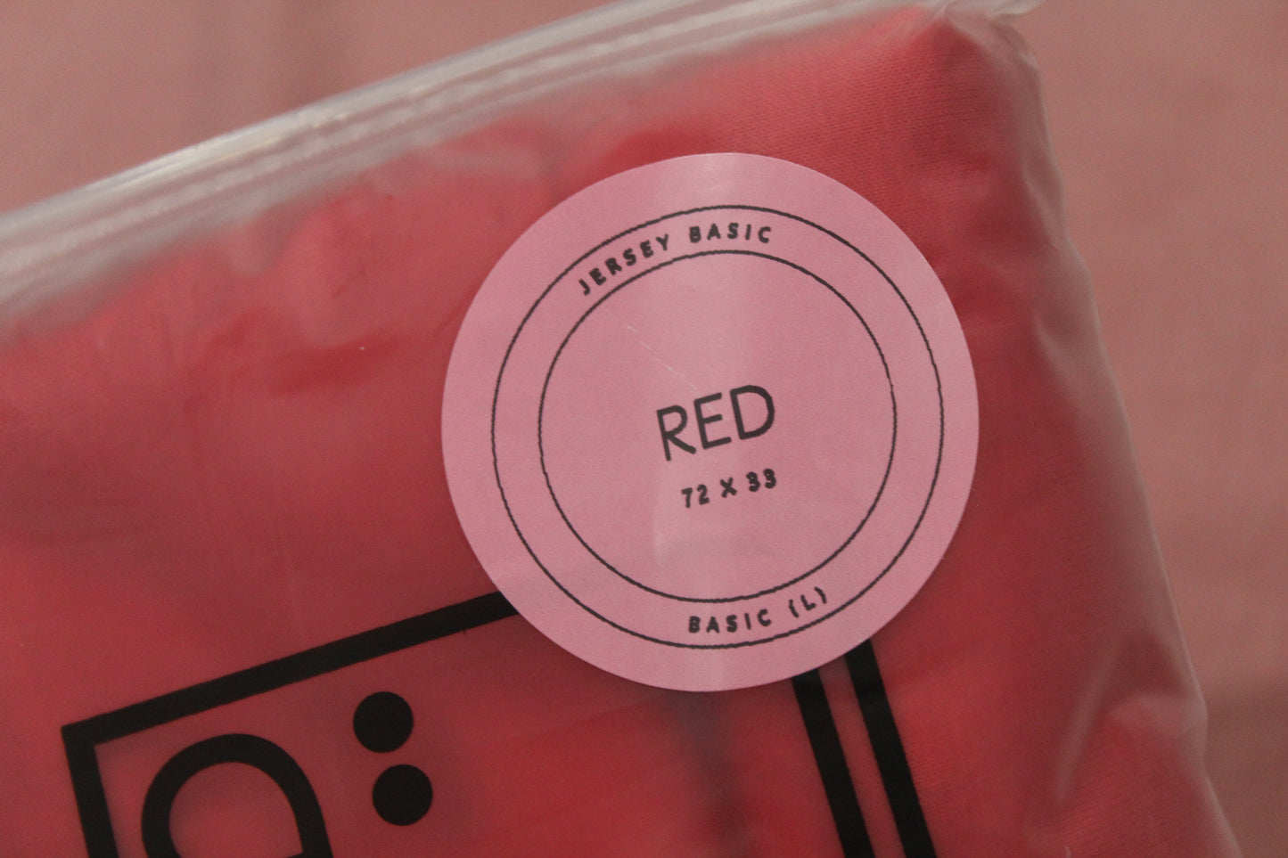 Red Jersey Hijab | BASIC JERSEY (L) - Large