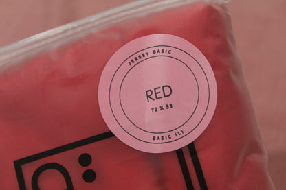 Red Jersey Hijab | BASIC JERSEY (L) - Large