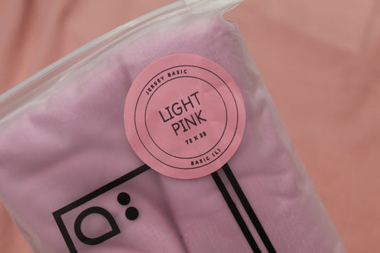 Light Pink Jersey Hijab | BASIC JERSEY (L) - Large
