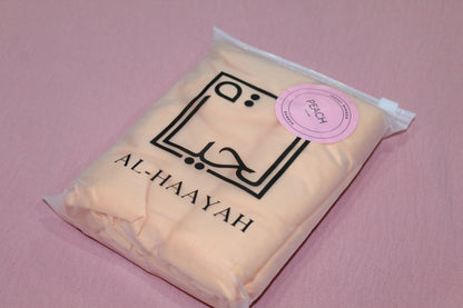 Peach Bamboo Jersey Hijab | BAMBOO JERSEY