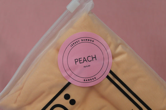 Peach Bamboo Jersey Hijab | BAMBOO JERSEY