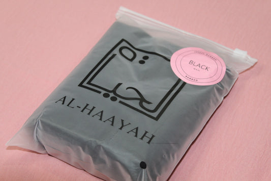 Black Bamboo Jersey Hijab | BAMBOO JERSEY