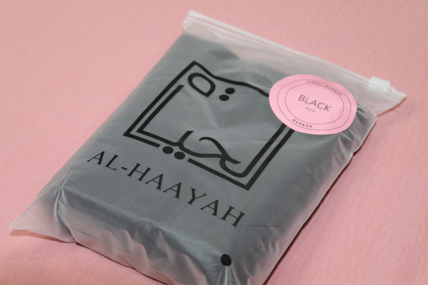 Black Bamboo Jersey Hijab | BAMBOO JERSEY