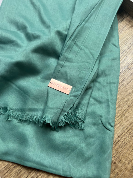 Green Hijab | Turkish Linen | Modal