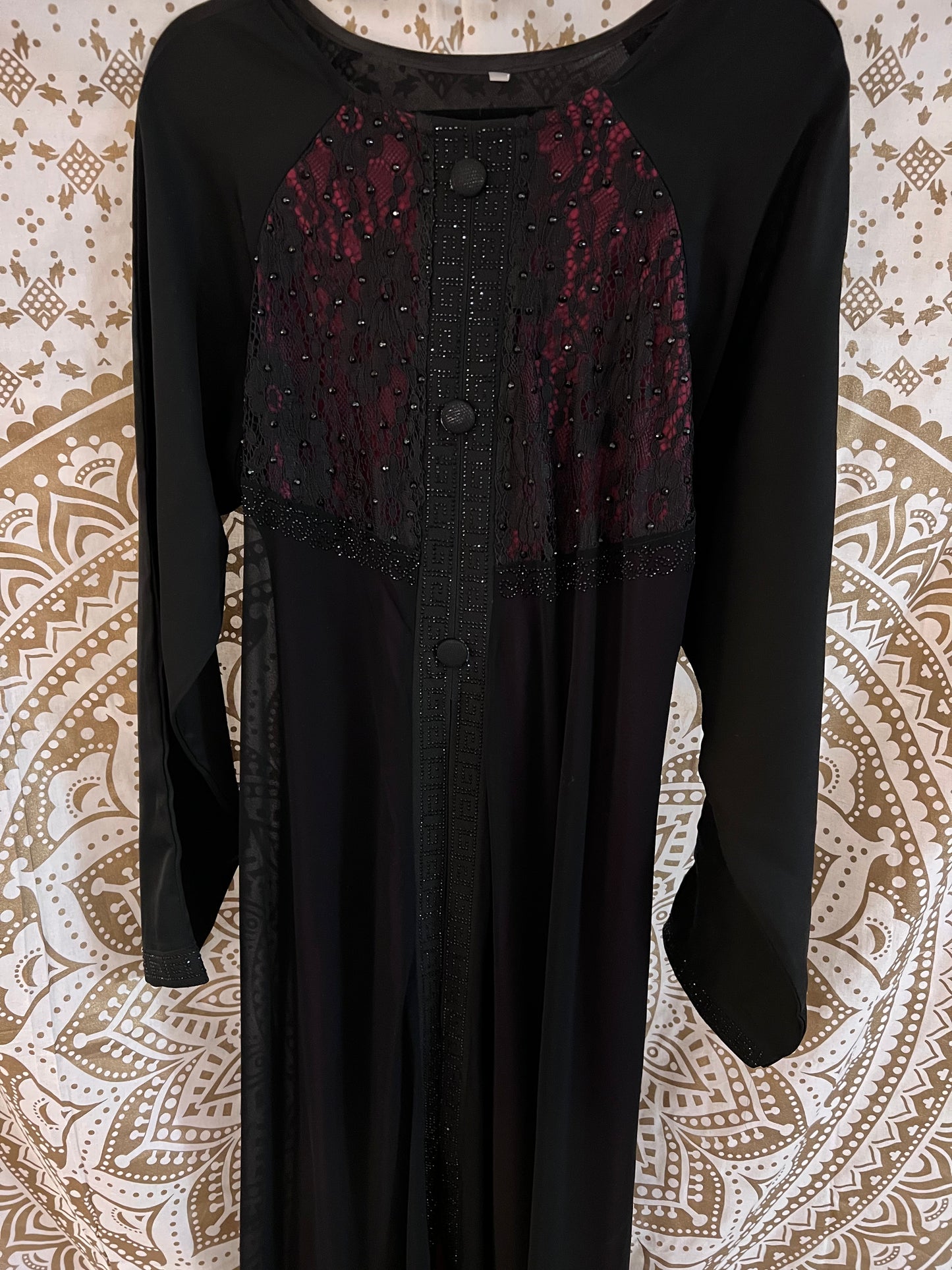 Two Shade Layered Abaya | MADE IN UAE