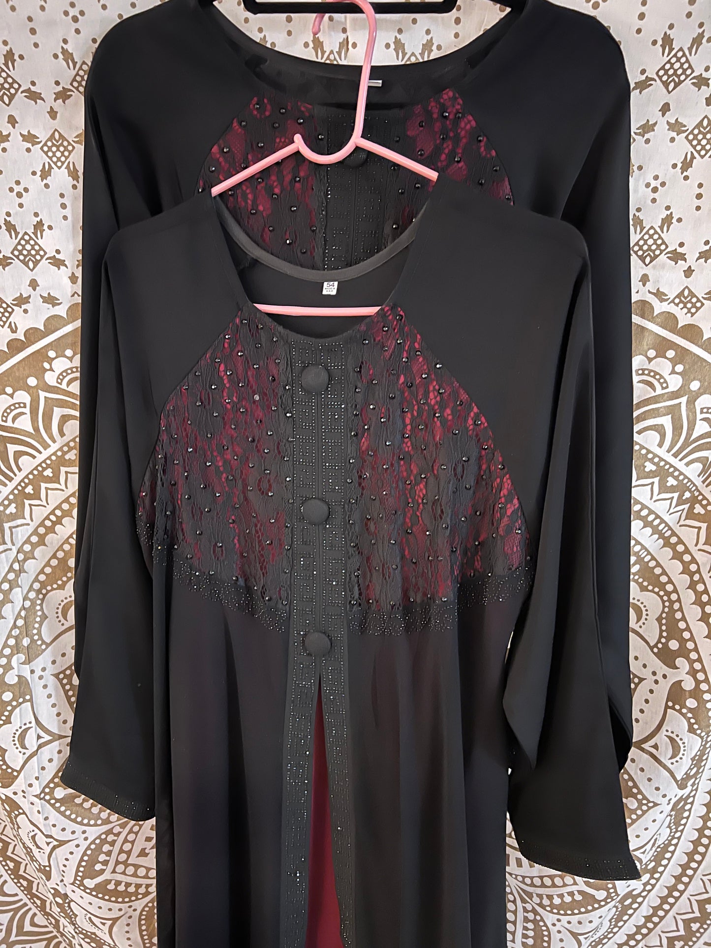 Two Shade Layered Abaya | MADE IN UAE