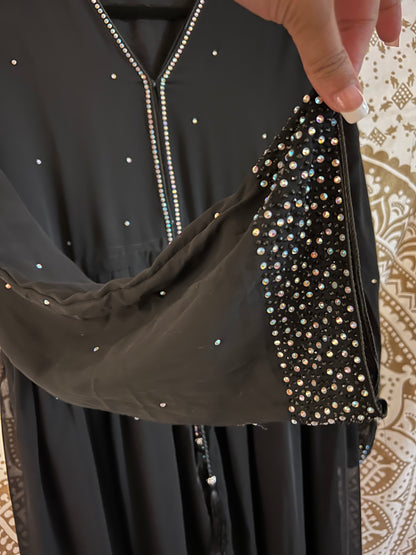 Kimono Chiffon Abaya with Inner