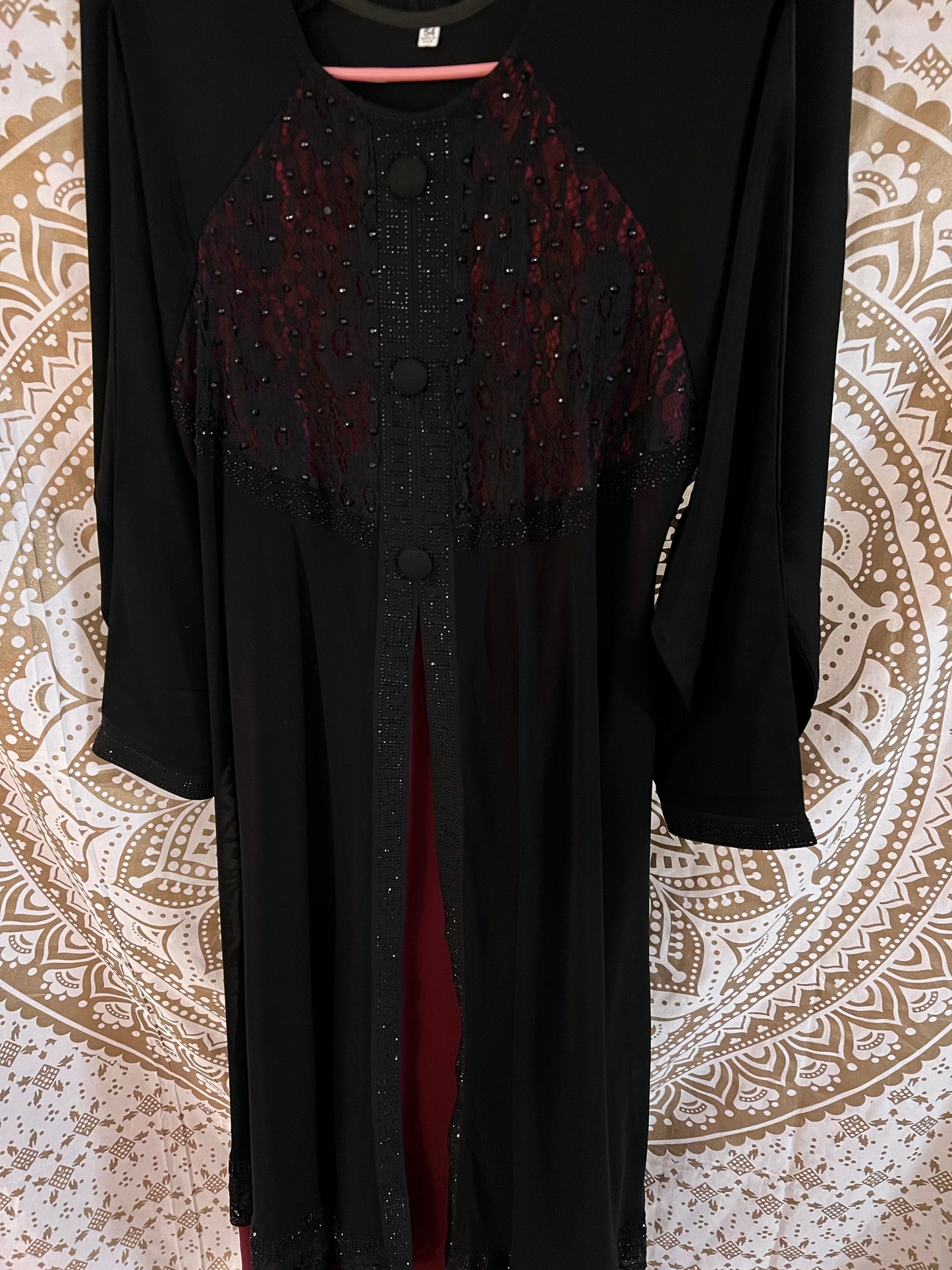 Two Shade Layered Abaya | MADE IN UAE