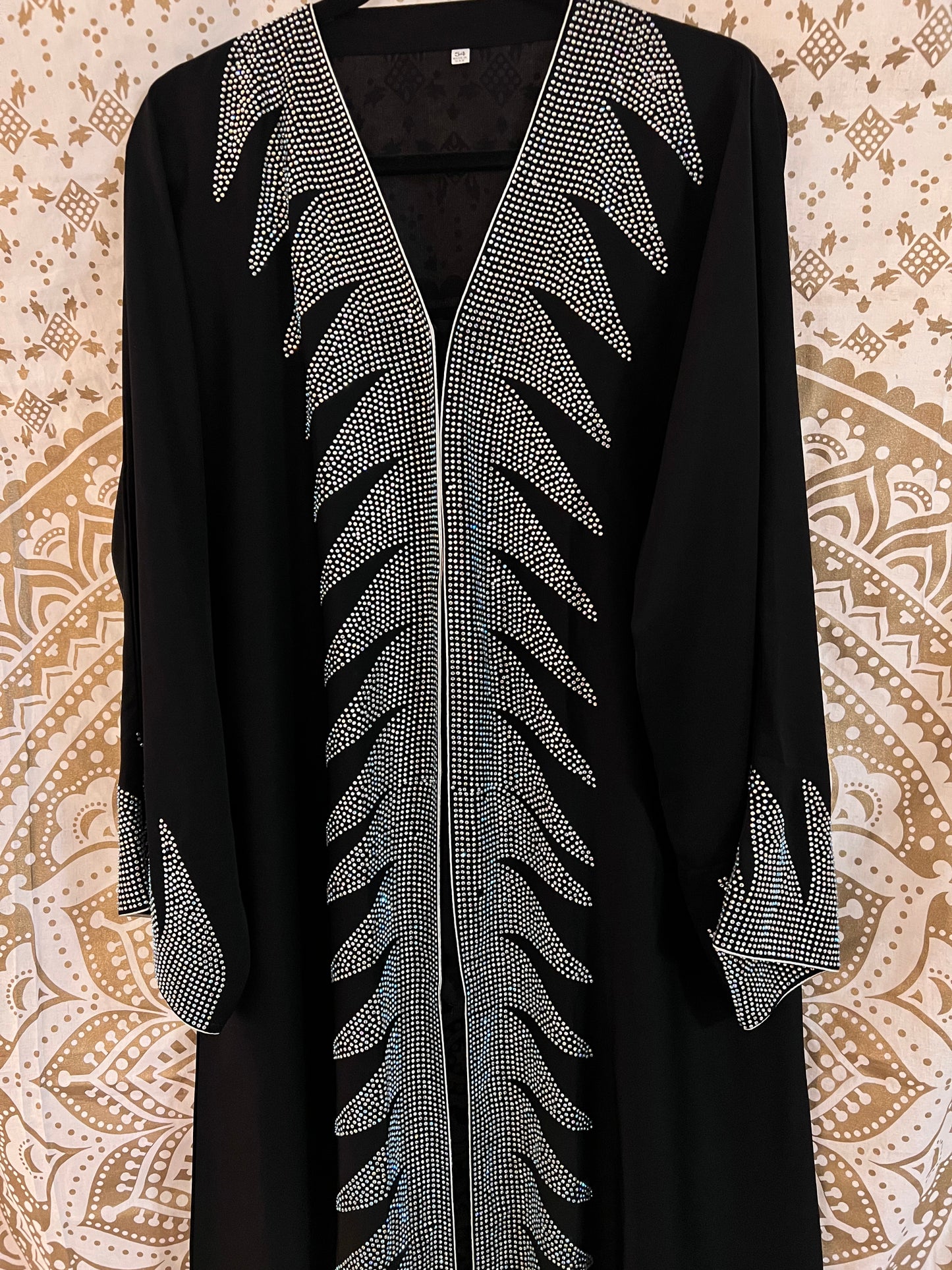 Extra Bling Party Wear Abaya | Made in U.A.E