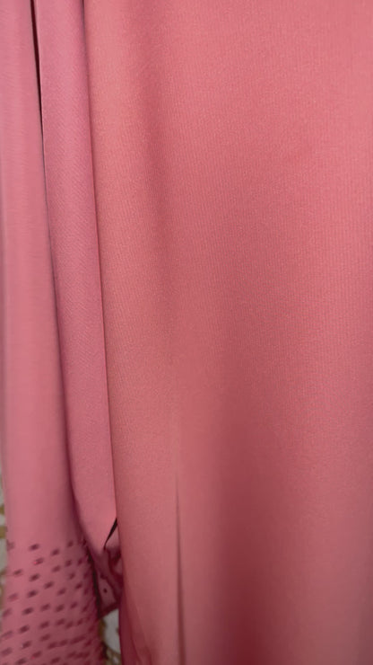 Pink Bling Abaya | Party Wear | Made in Dubai